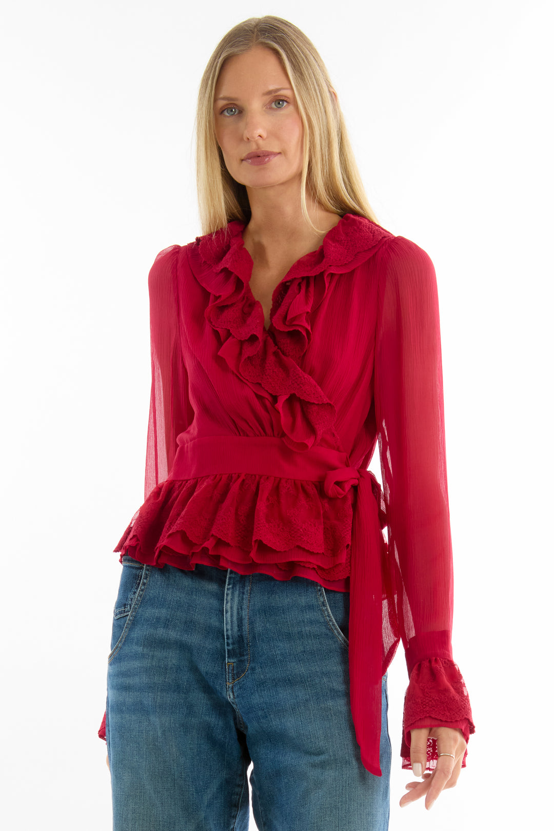 Poet Blouse - 100% Organic Silk Chiffon