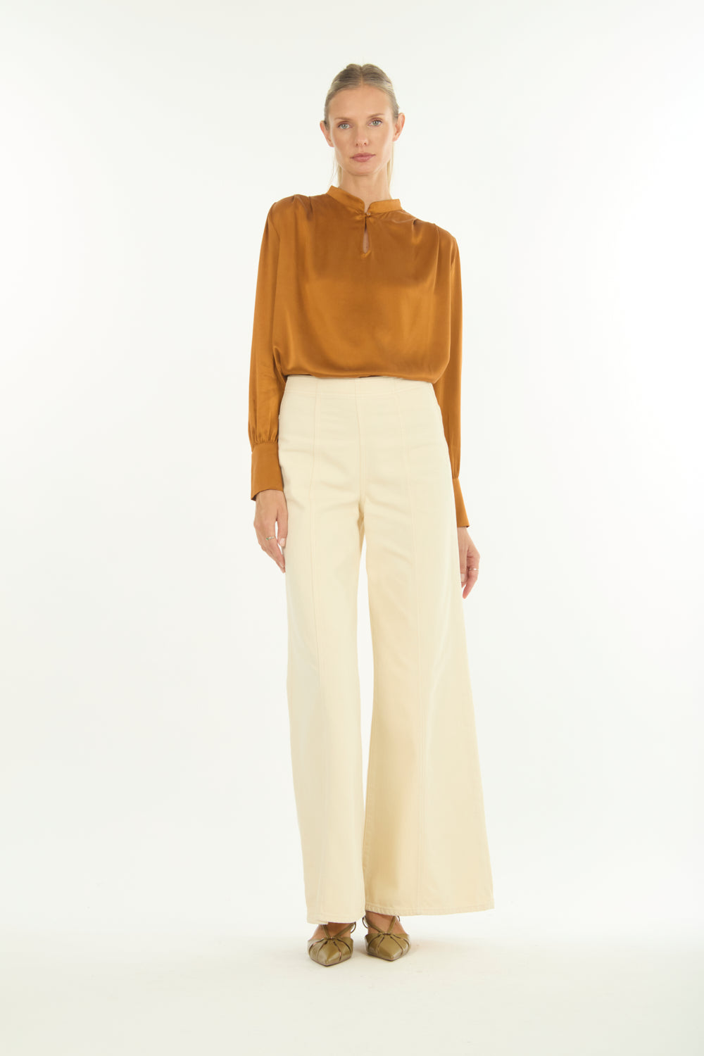 Arden Blouse - 100% Organic Sand-Washed Silk