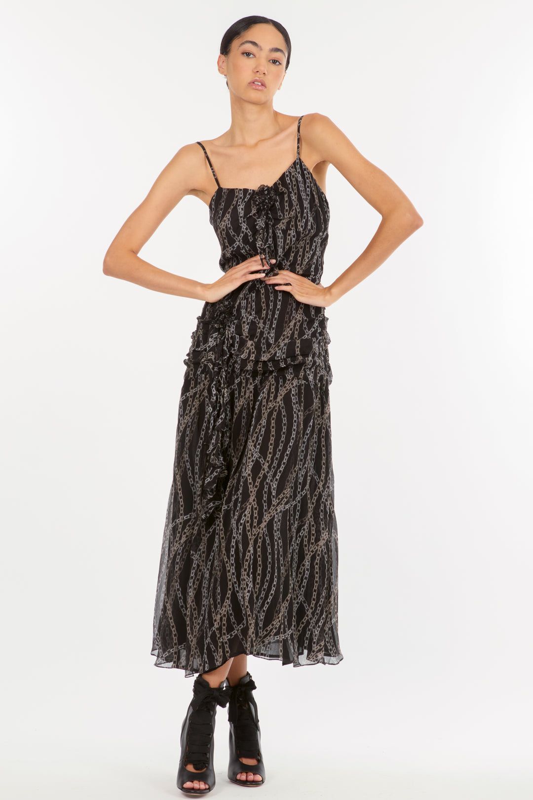 Mira Maxi Dress - 100% Organic Silk Chiffon