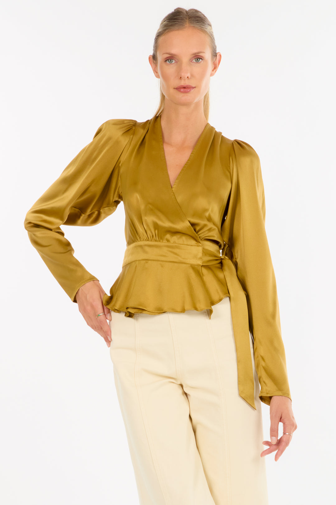 Hailey Top - 100% Organic Sand-Washed Silk