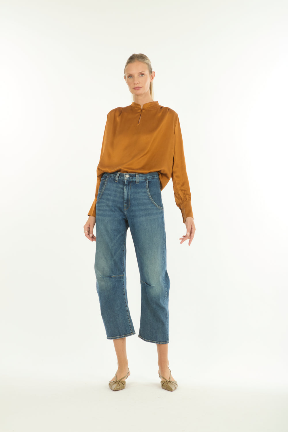 Arden Blouse - 100% Organic Sand-Washed Silk