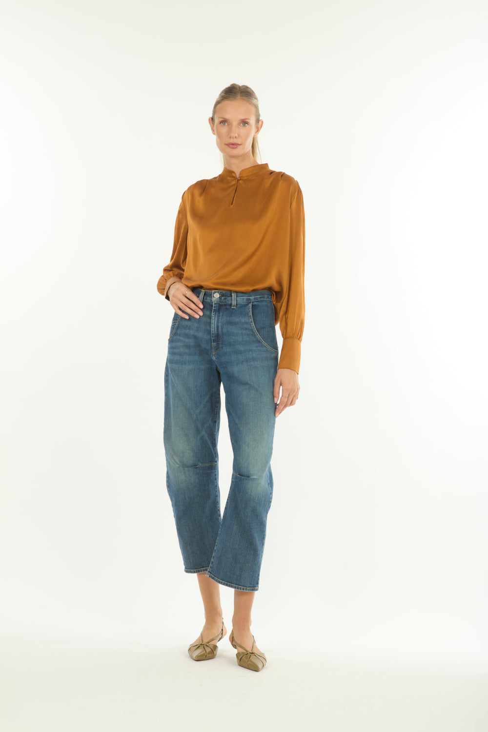 Arden Blouse - 100% Organic Sand-Washed Silk