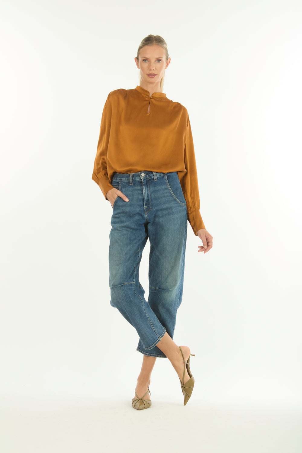 Arden Blouse - 100% Organic Sand-Washed Silk