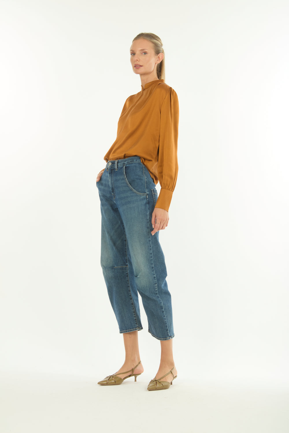 Arden Blouse - 100% Organic Sand-Washed Silk