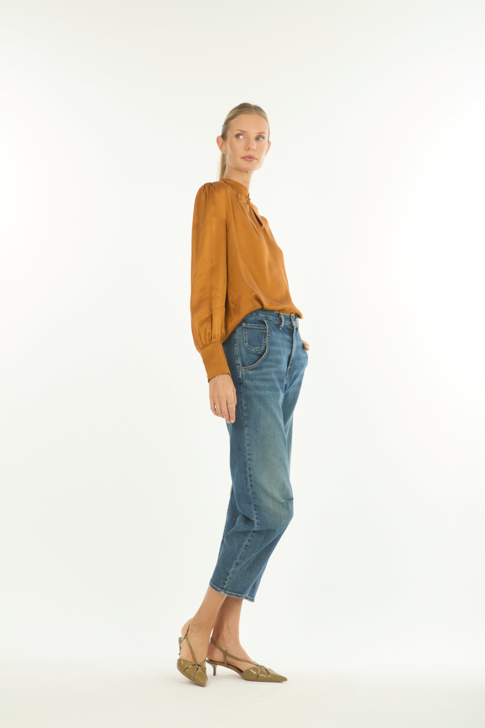 Arden Blouse - 100% Organic Sand-Washed Silk