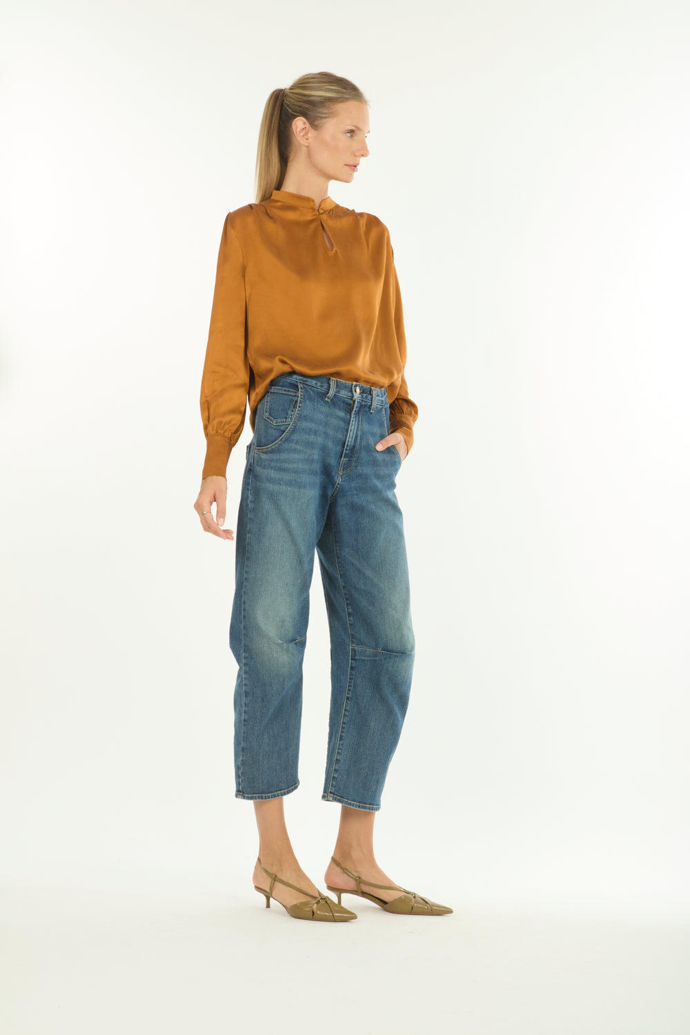 Arden Blouse - 100% Organic Sand-Washed Silk