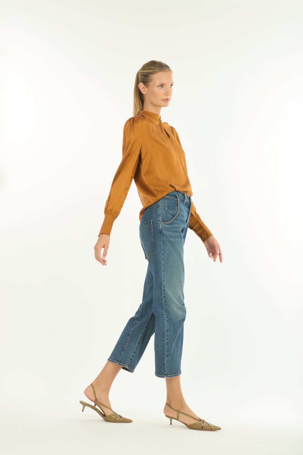 Arden Blouse - 100% Organic Sand-Washed Silk
