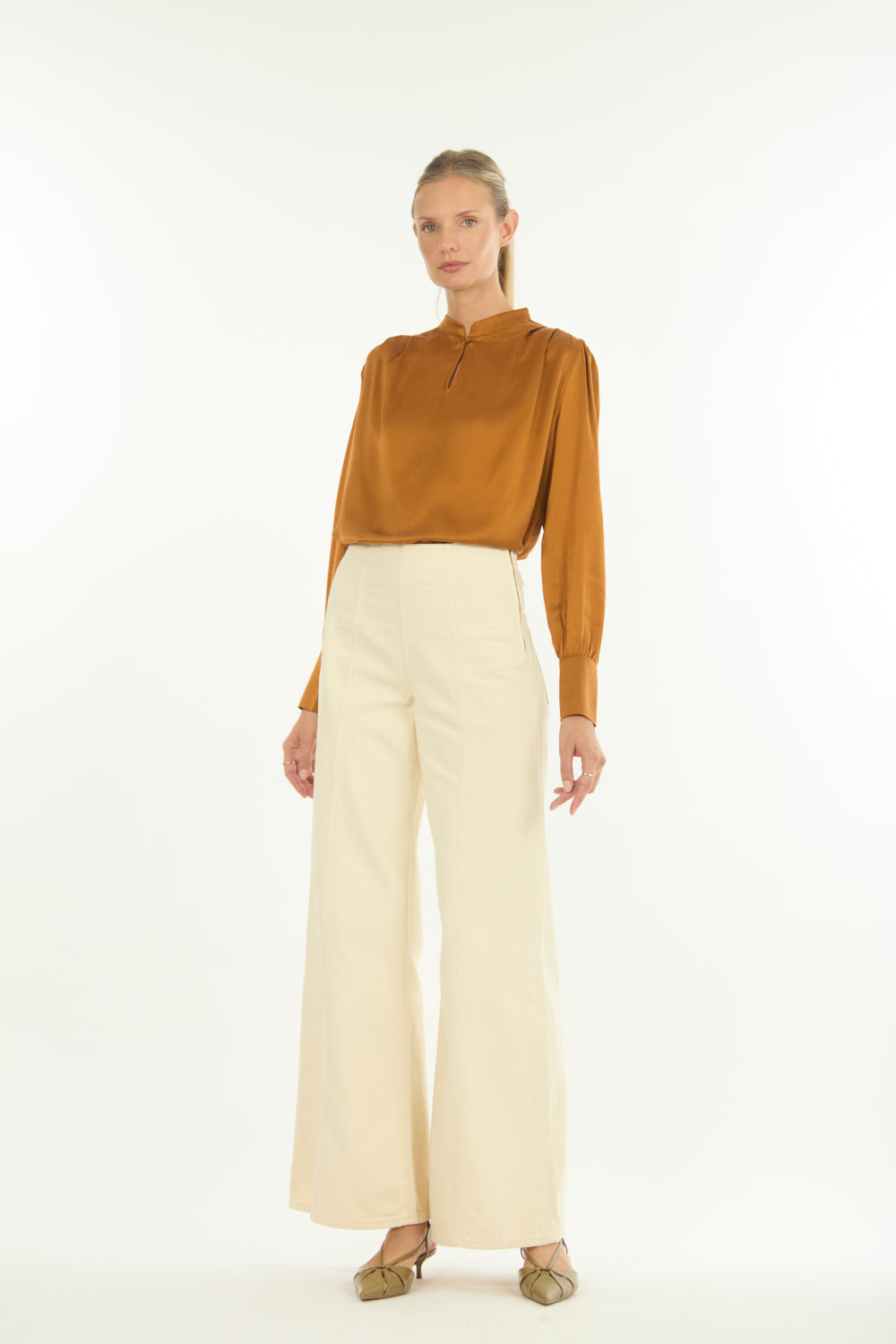 Arden Blouse - 100% Organic Sand-Washed Silk