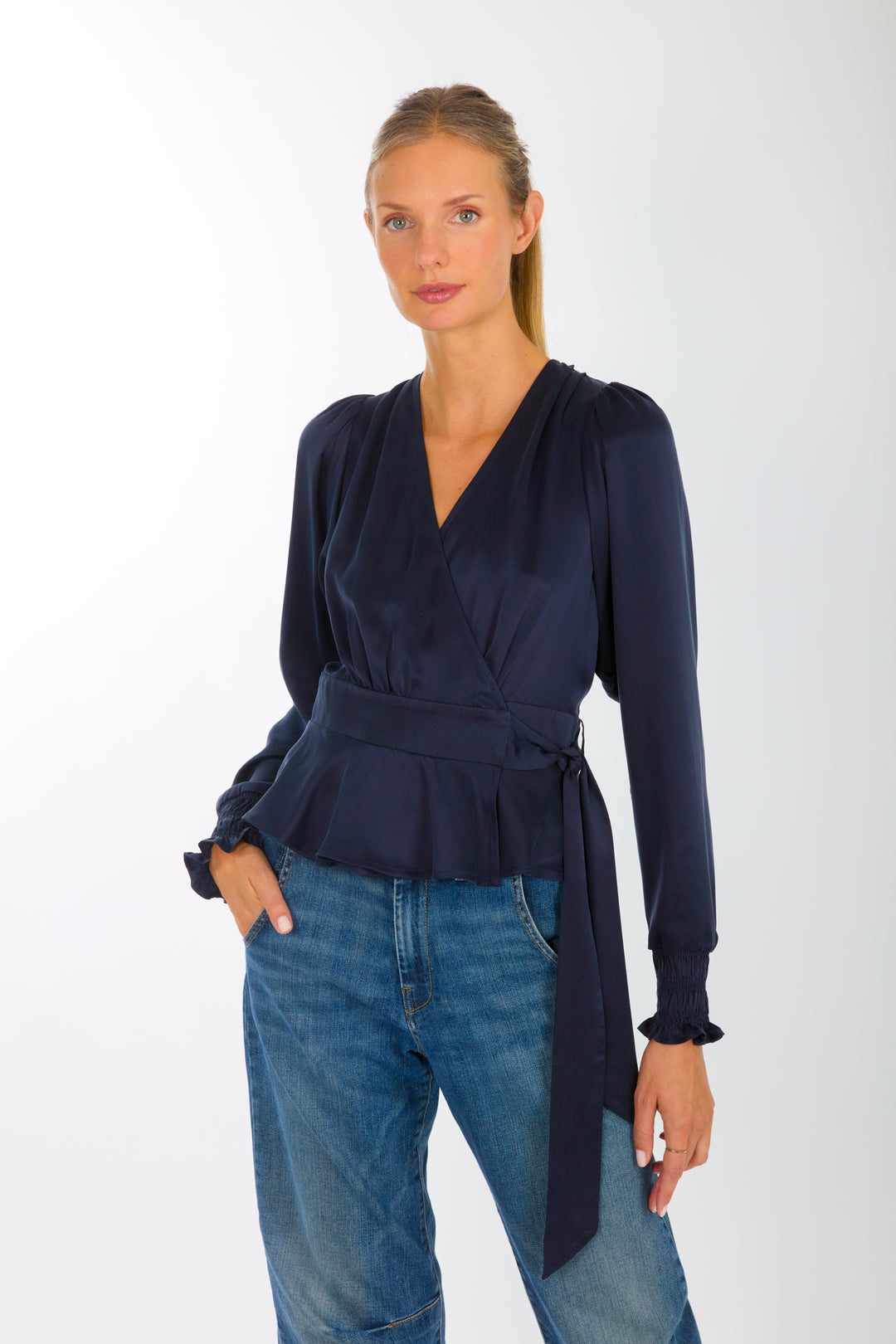 Hailey Top - 100% Organic Sand-Washed Silk