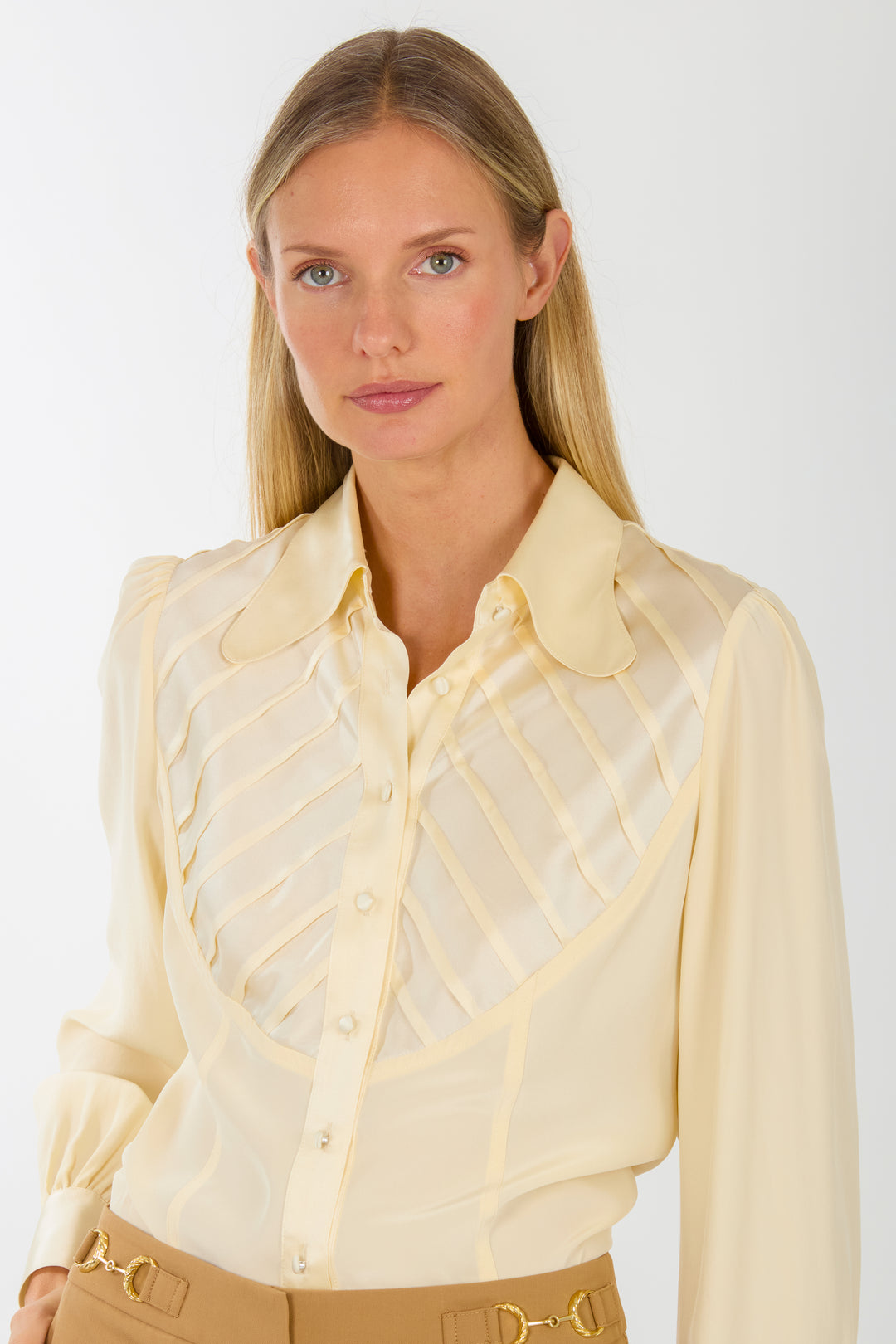 Nila Blouse - 100% Organic Sand-Washed Silk