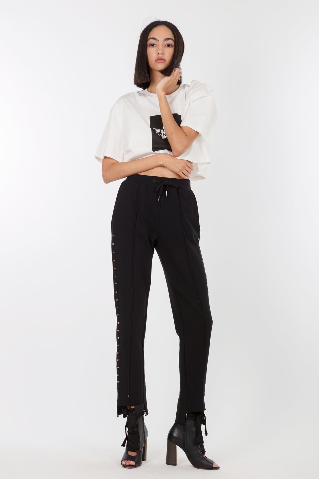 Sadye Sweatpants with Studs - 100% Organic Cotton