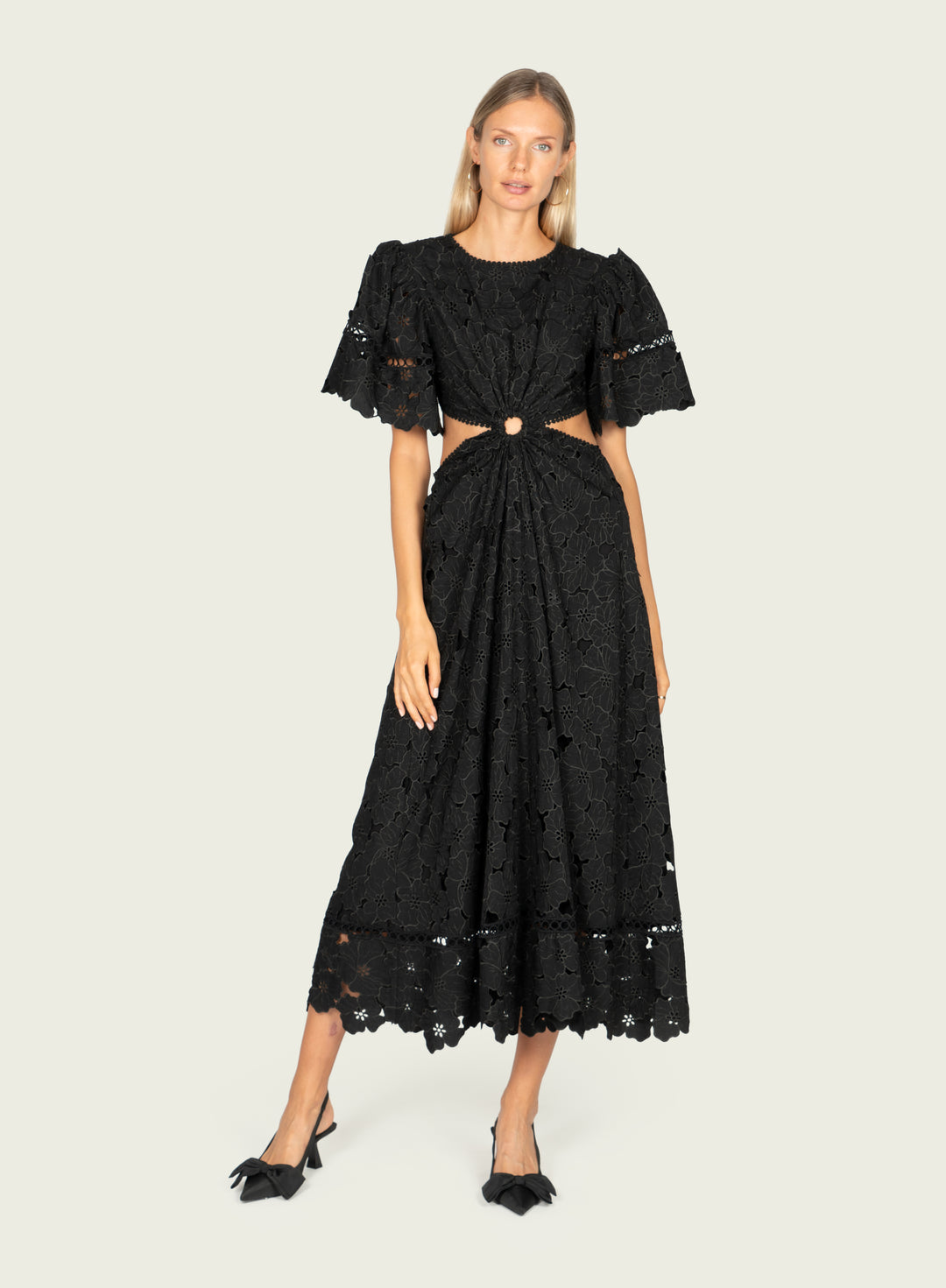 Jaylen Dress - Organic Cotton with Lace
