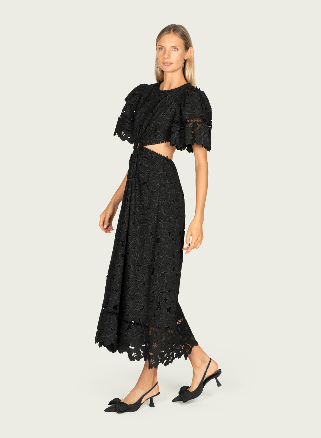 Jaylen Dress - Organic Cotton with Lace