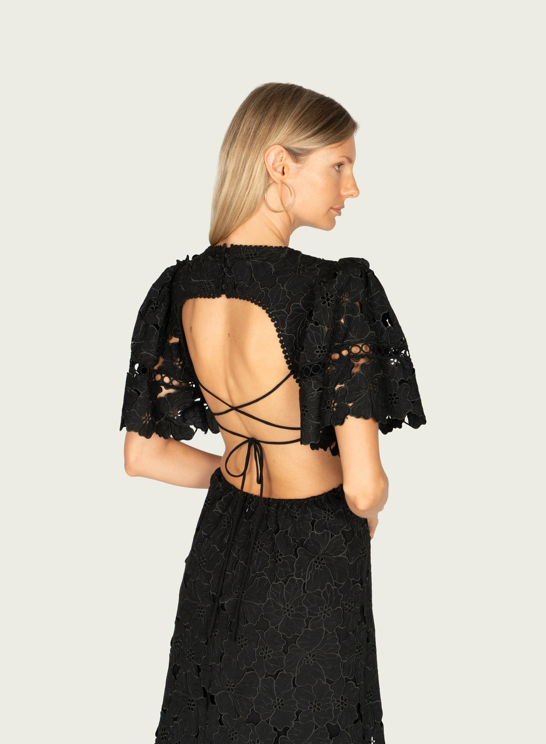 Jaylen Dress - Organic Cotton with Lace