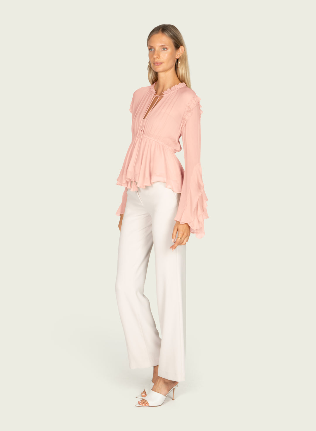 Emeline Blouse - 100% Organic Silk Chiffon