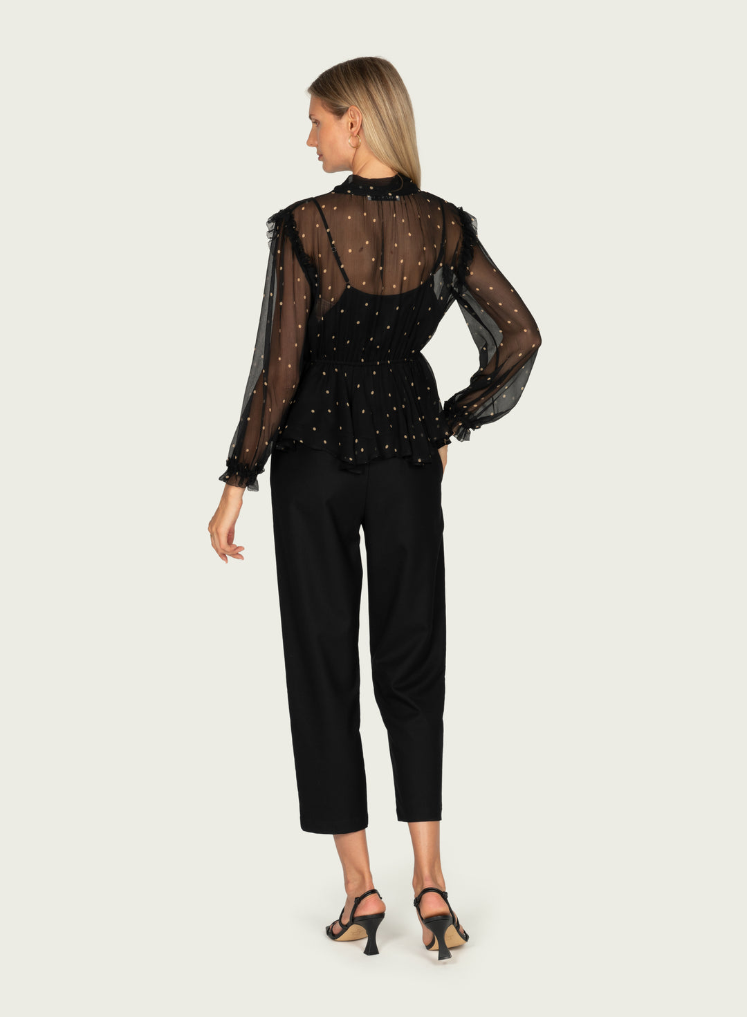 Avelina Blouse - 100% Silk Crinkle Chiffon
