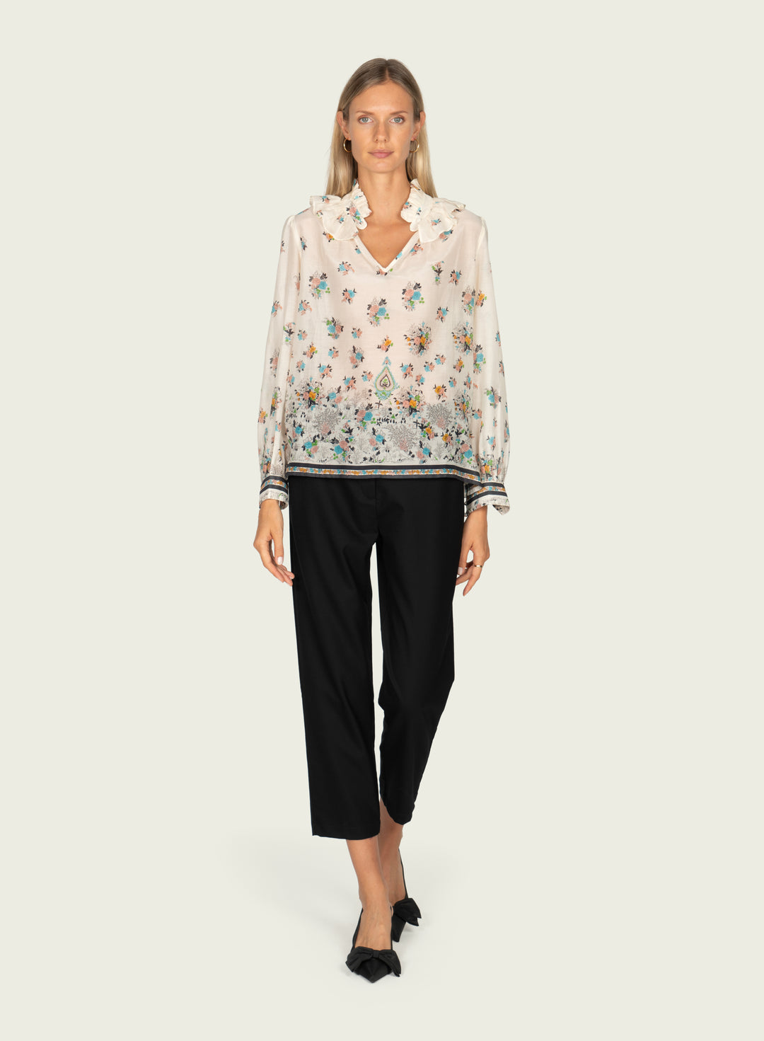 Giselle Top - Cotton Silk