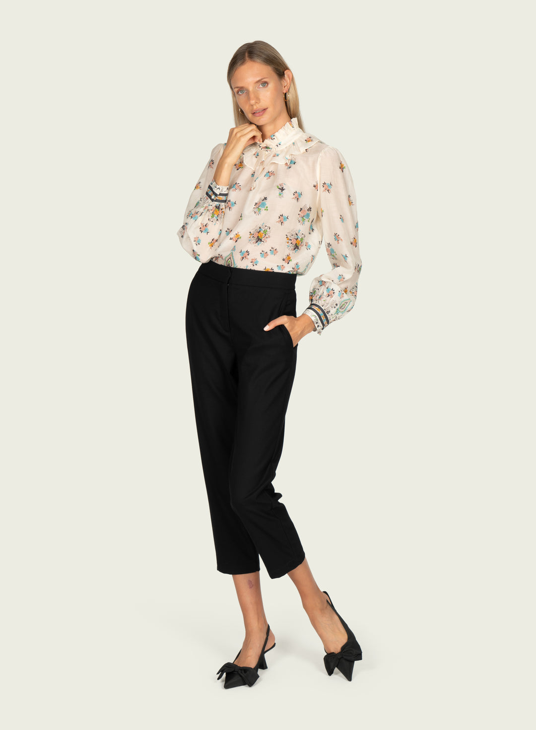 Giselle Top - Cotton Silk