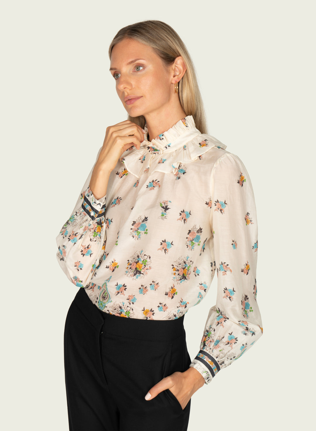 Giselle Top - Cotton Silk