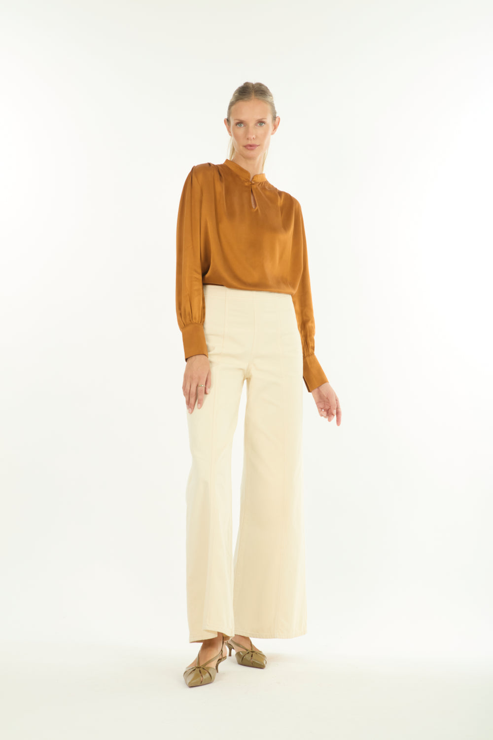 Arden Blouse - 100% Organic Sand-Washed Silk