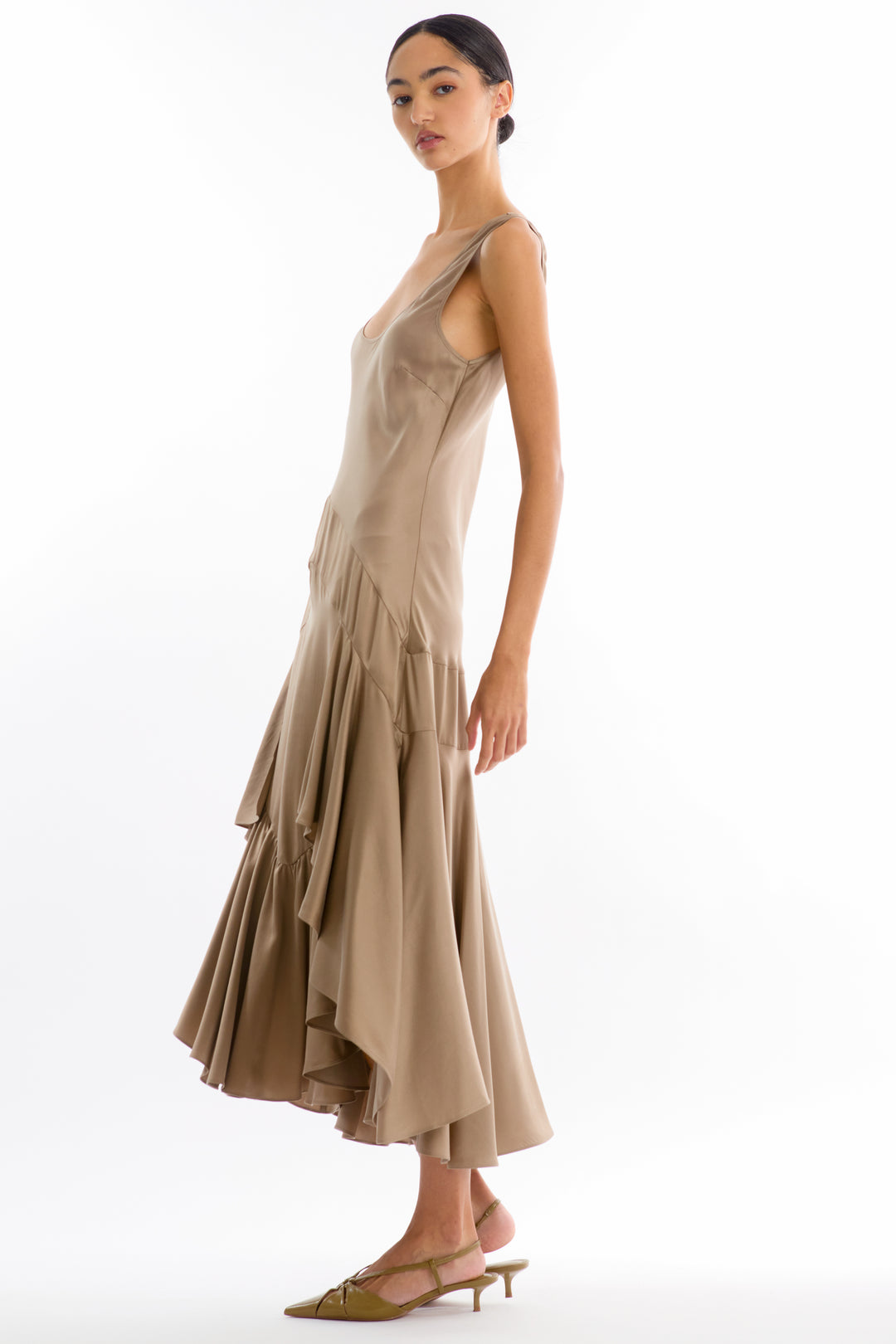 Evelyn Dress - 100% Organic Sand-Washed Silk