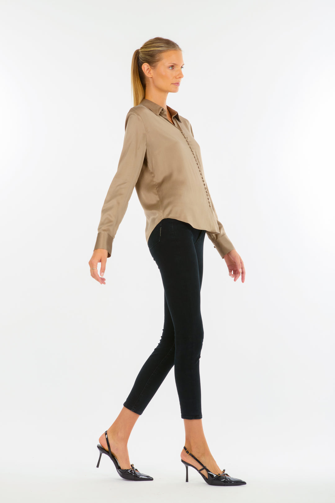 Joanne Blouse - 100% Organic Sand-Washed Silk