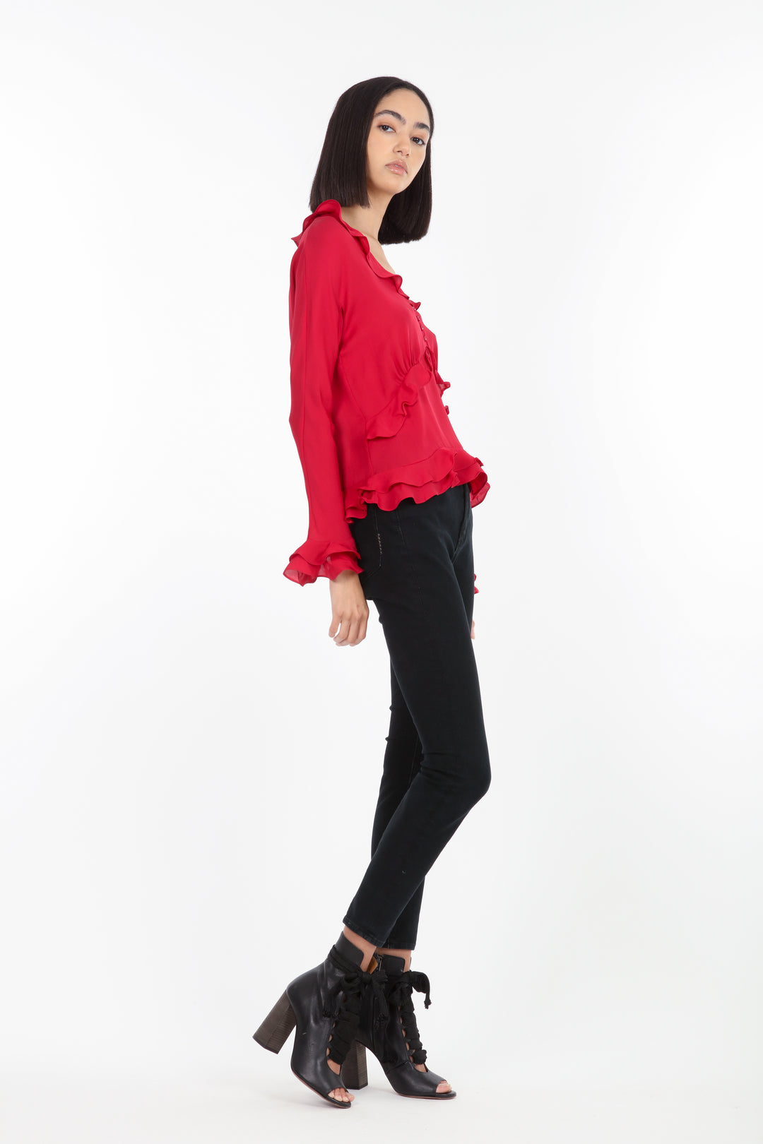 Sander Blouse - 100% Organic Silk Crepe Georgette