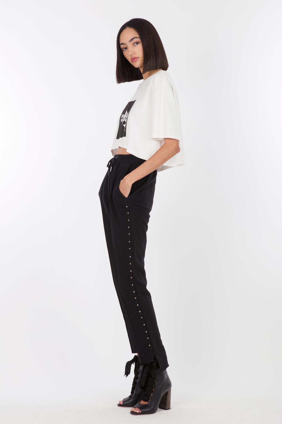 Sadye Sweatpants with Studs - 100% Organic Cotton