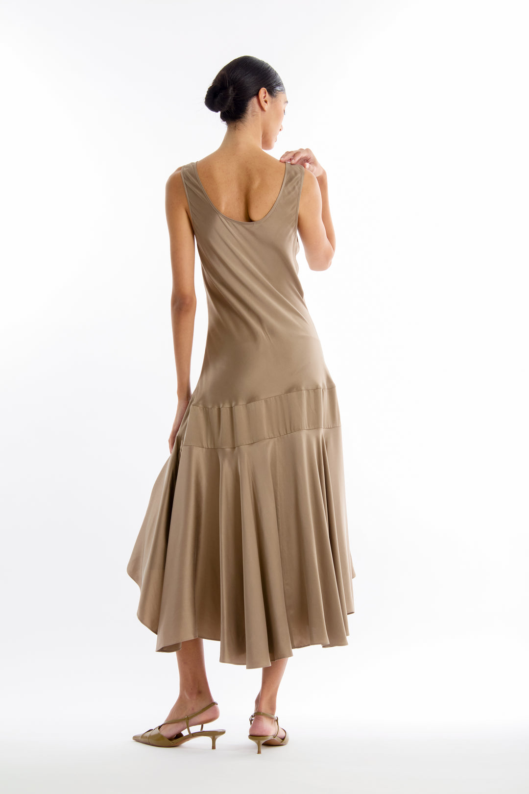 Evelyn Dress - 100% Organic Sand-Washed Silk