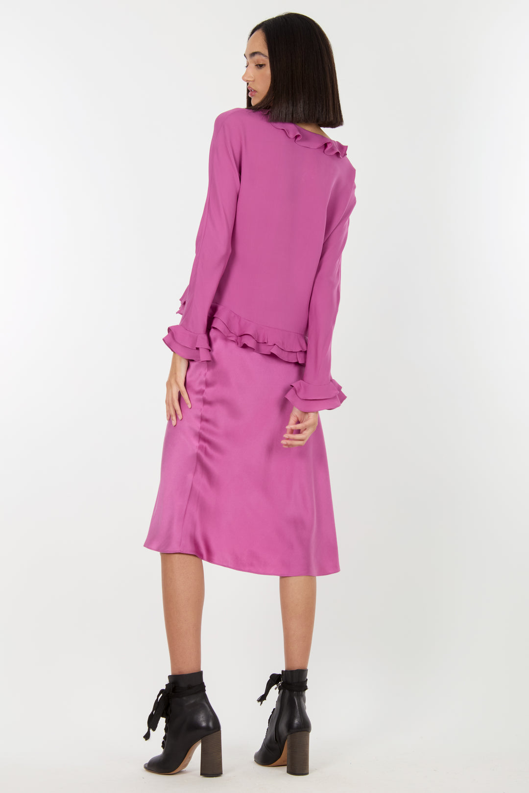 Sander Blouse - 100% Organic Silk Crepe Georgette
