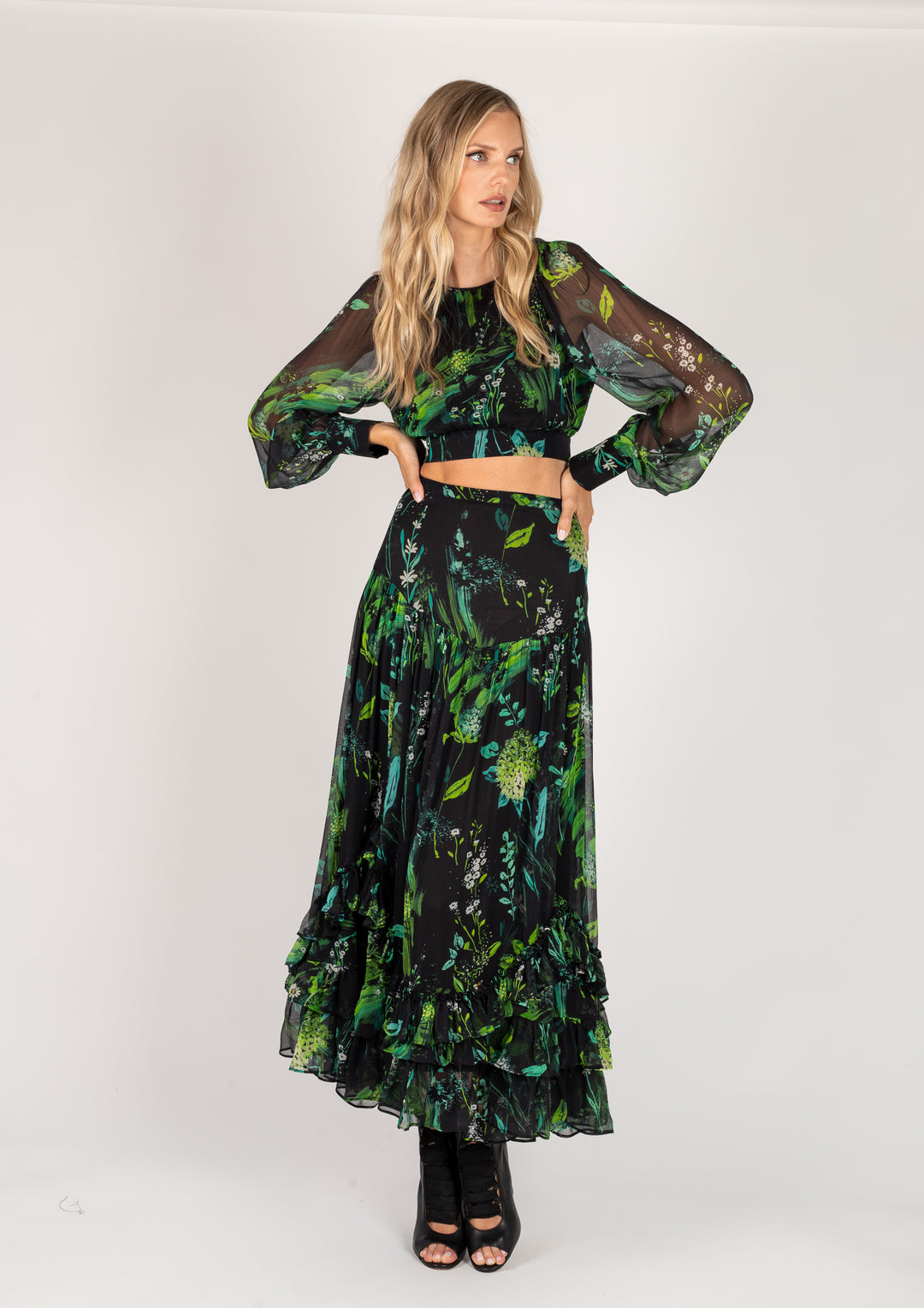 Ramona Top - 100% Silk Chiffon