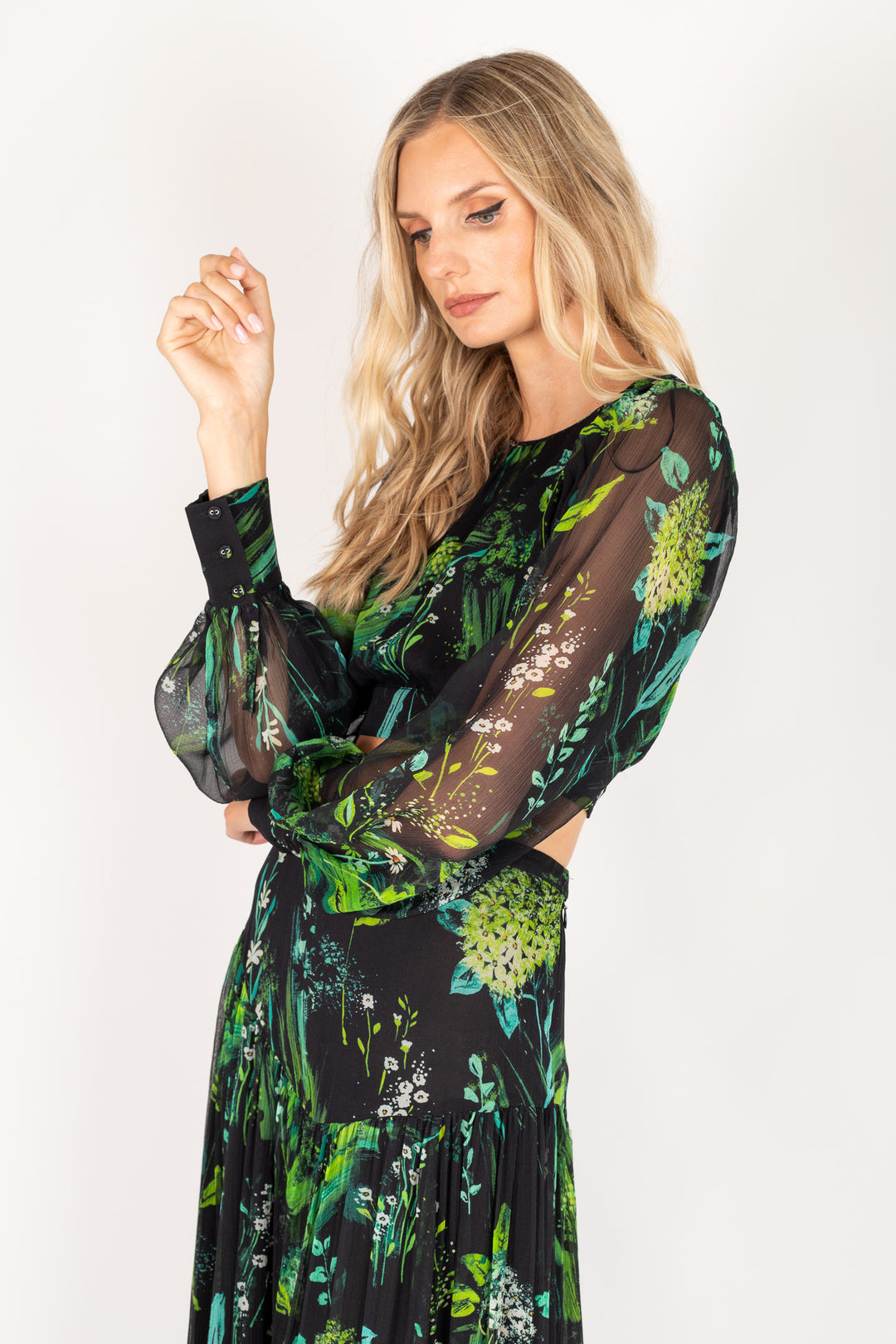 Ramona Top - 100% Silk Chiffon