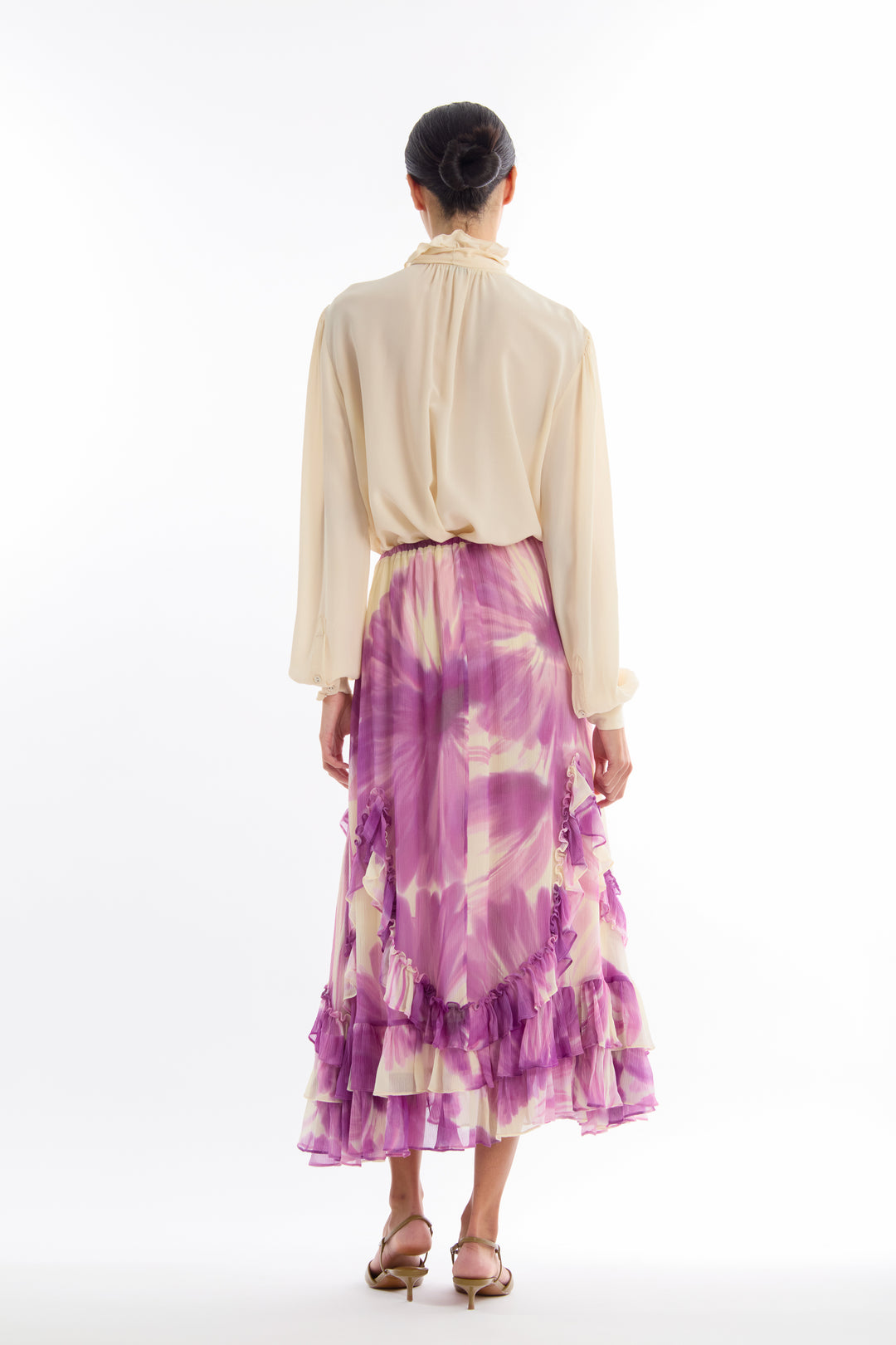 Channah Skirt - 100% Organic Silk Chiffon