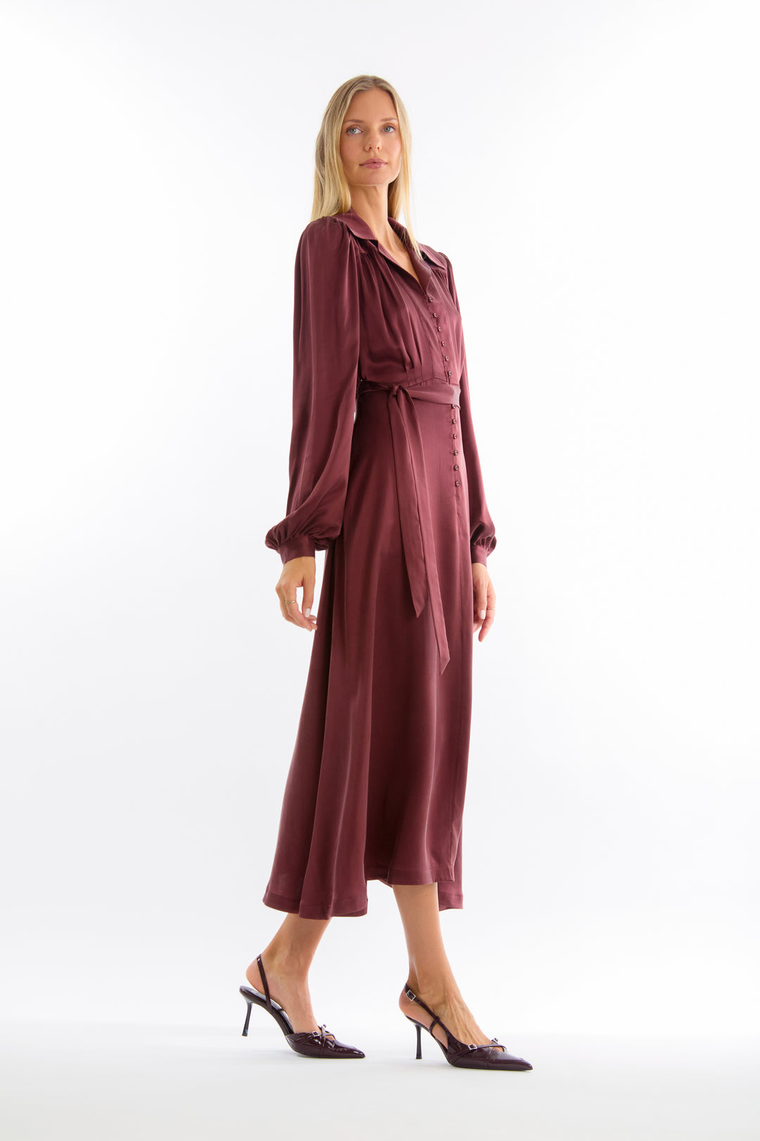 Polly Dress - 100% Organic Sand-Washed Silk