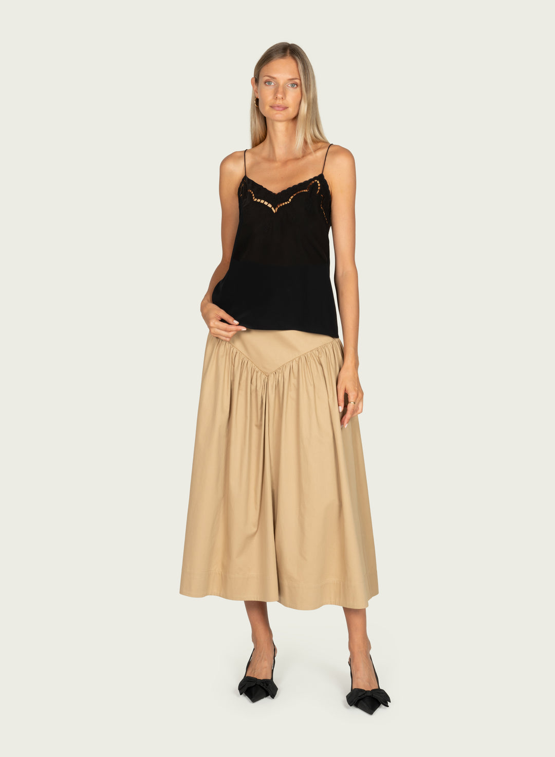 Wimberly Cami - Black- 100% Silk