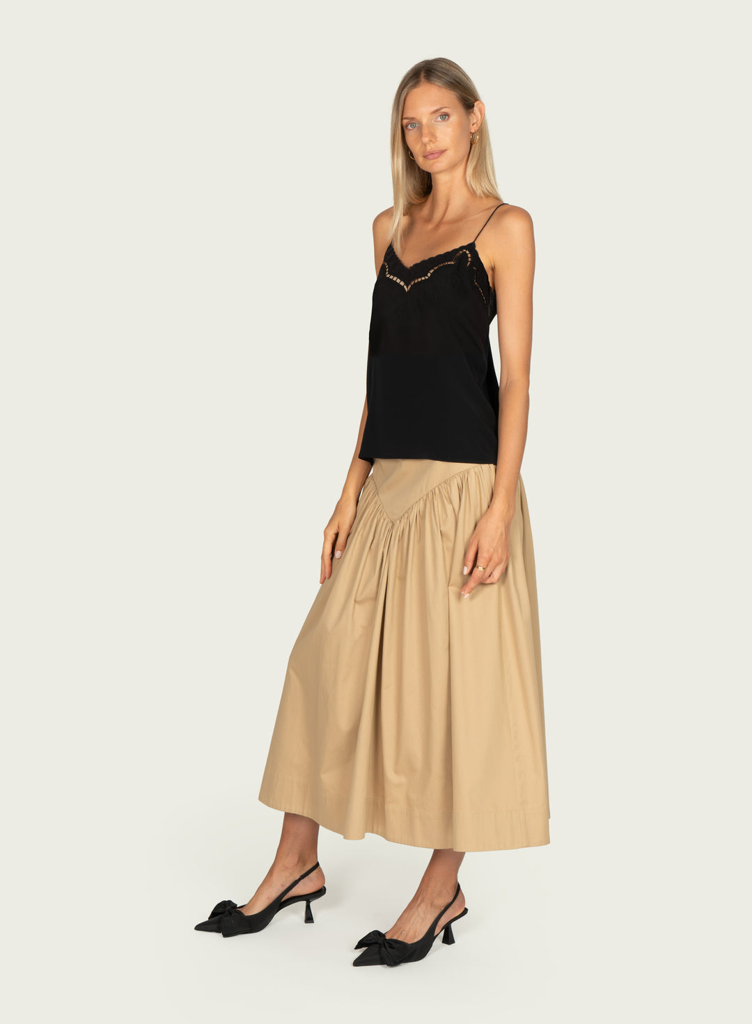 Wimberly Cami - Black- 100% Silk
