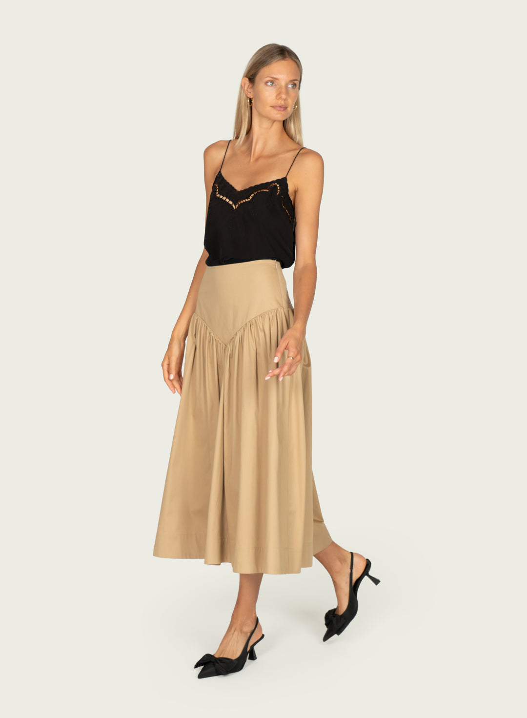 Wimberly Cami - Black- 100% Silk