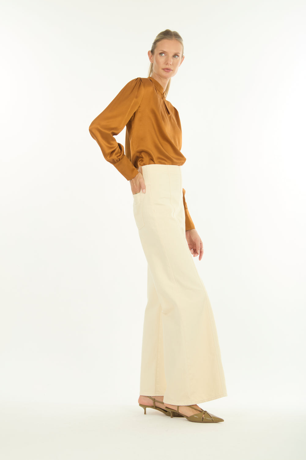Arden Blouse - 100% Organic Sand-Washed Silk