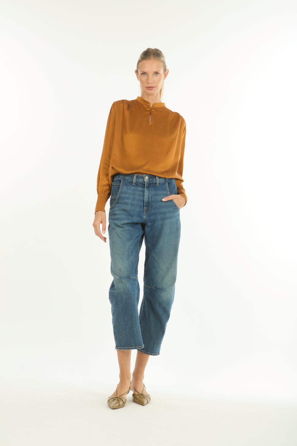 Arden Blouse - 100% Organic Sand-Washed Silk