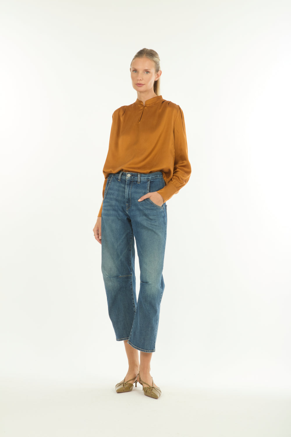 Arden Blouse - 100% Organic Sand-Washed Silk