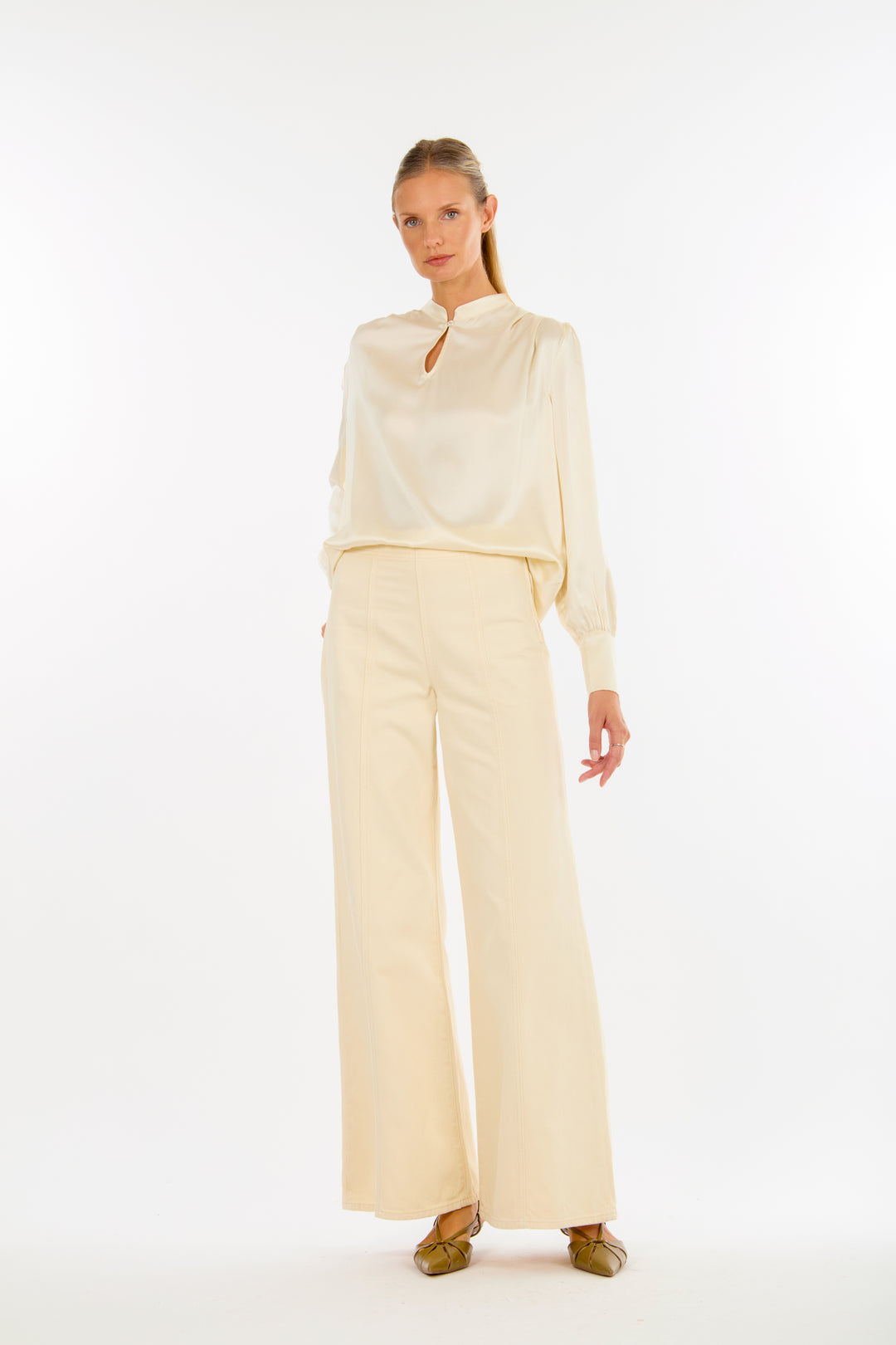 Arden Blouse - 100% Organic Sand-Washed Silk