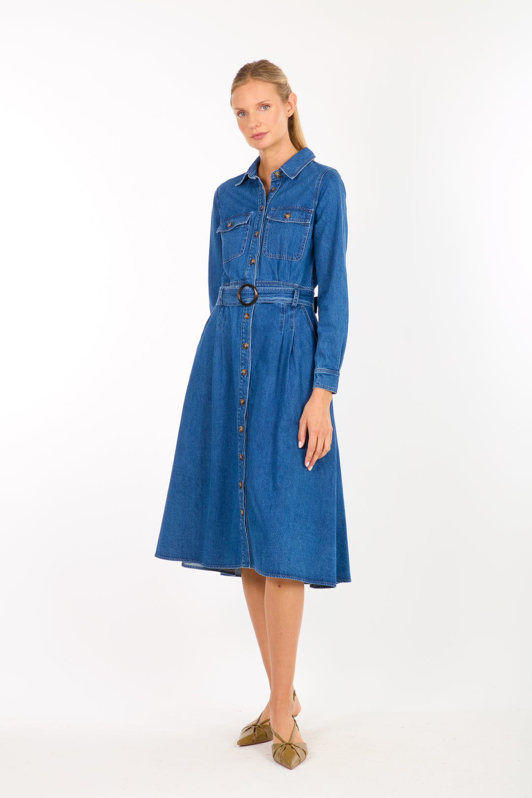 Arrowleigh Dress - Tencel Denim