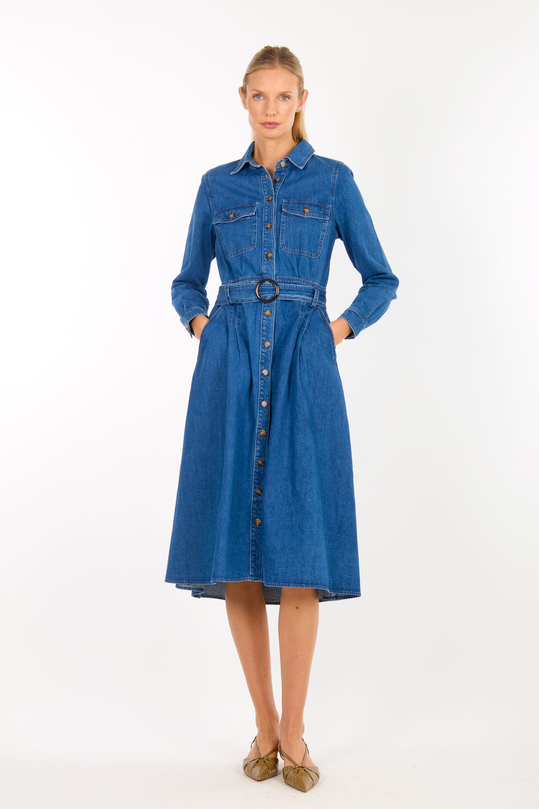 Arrowleigh Dress - Tencel Denim
