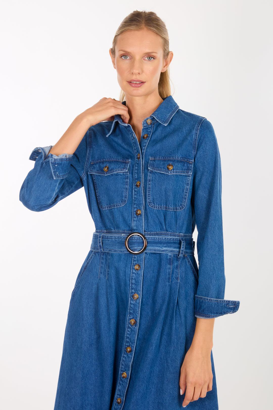Arrowleigh Dress - Tencel Denim