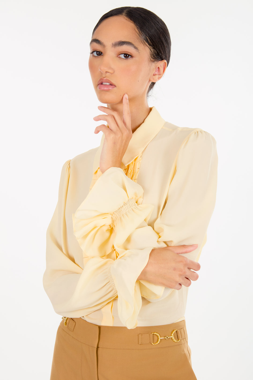 Astoria Blouse - 100% Organic Silk Chiffon