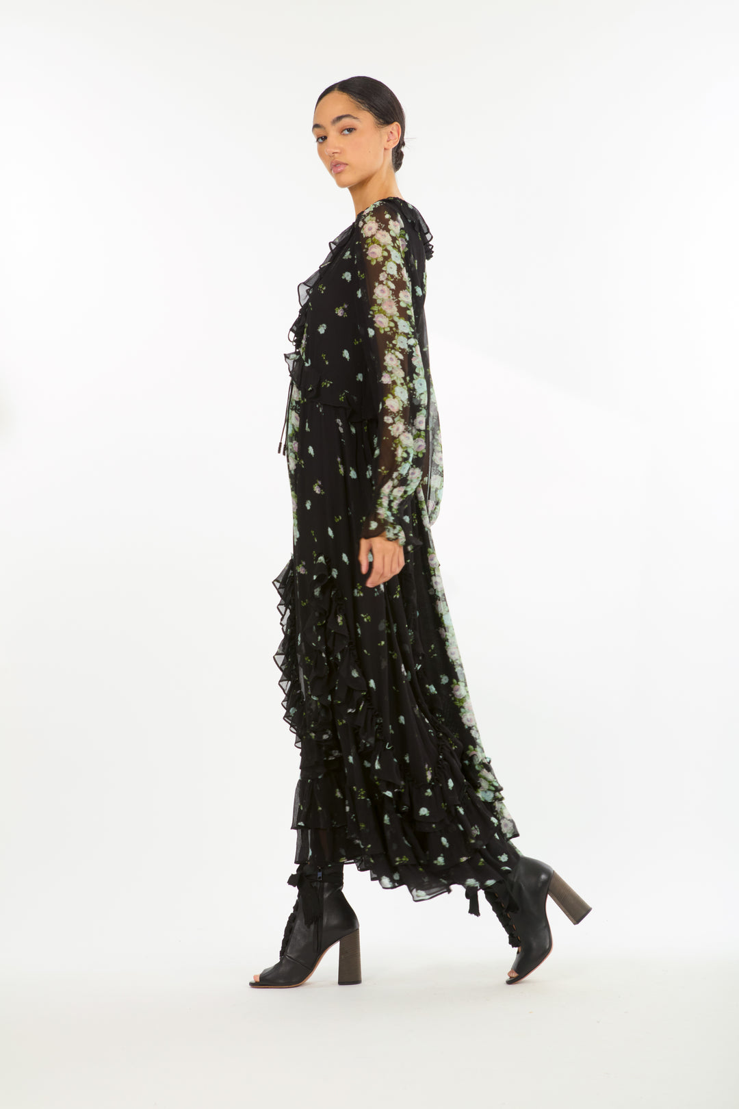 Brighton Dress - 100% Organic Silk Chiffon