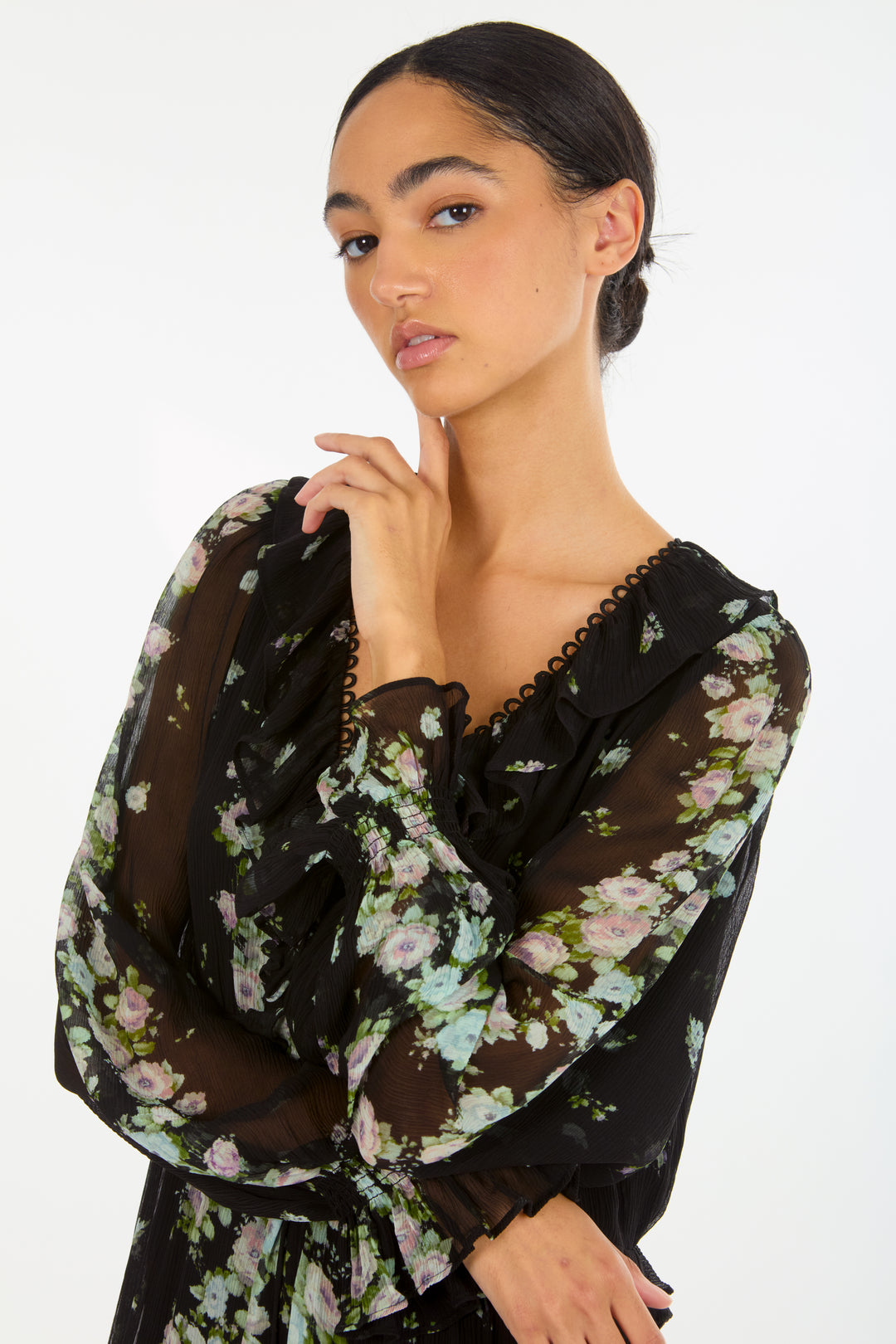 Brighton Dress - 100% Organic Silk Chiffon