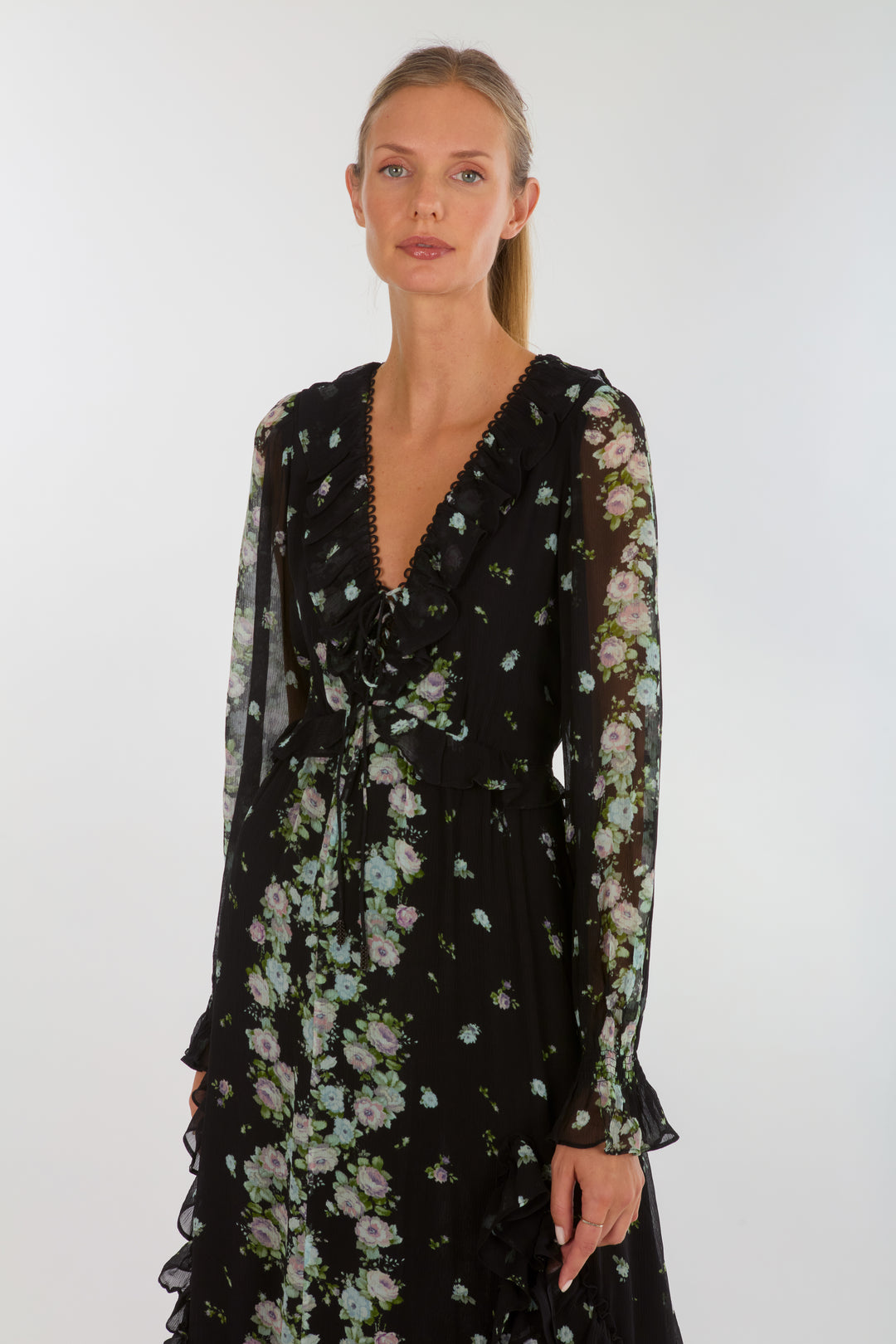 Brighton Dress - 100% Organic Silk Chiffon