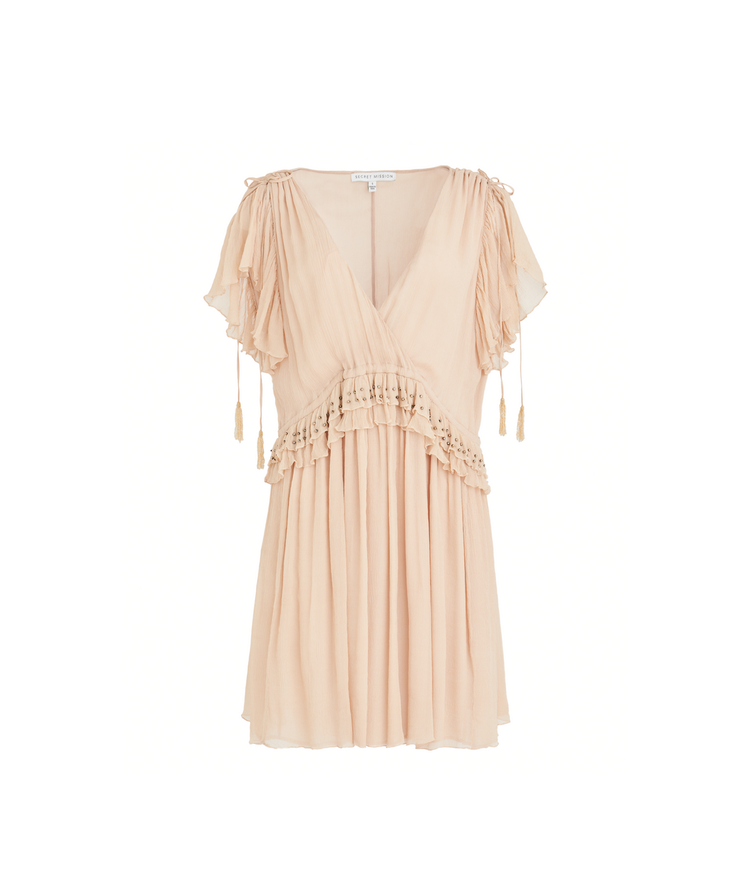 Camille Dress - 100% Viscose Crinkle Chiffon