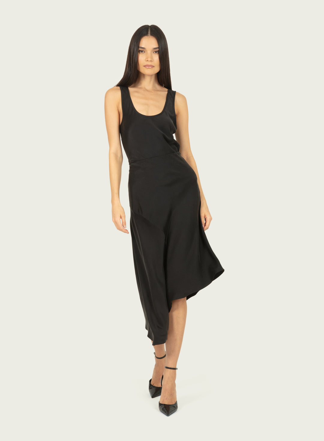 Lara Top - Black - 100% Silk